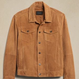 Banana republic suede trucker jacket no longer in production